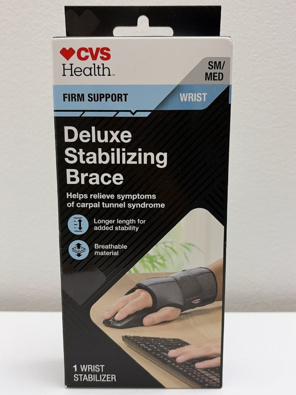 CVS Firm Support Deluxe Stabilizing Wrist Brace - Small / Medium